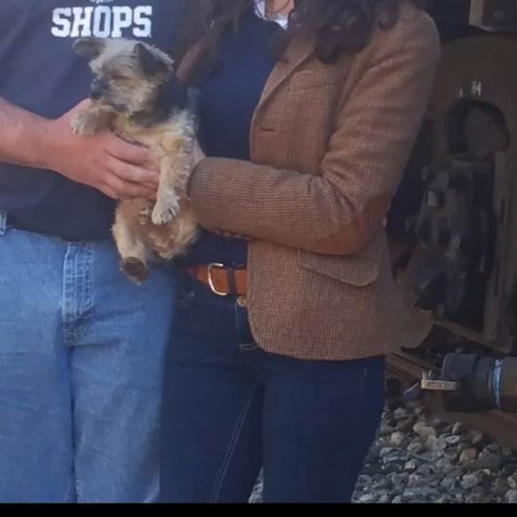 Ralph Lauren Rugby Tweed Blazer sz 2 fit n flair. VINTAGE SOLD - Picture 10 of 12